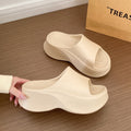 Thick sole slippers for women 2026new arrivalpopularinssummerevaplatform shoesbottom beach non-slip heightening sandals for women