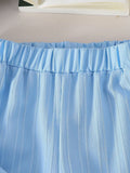 summer new arrival: sweet ruffle sleeve a-line top + flare pants two-piece set for cross-border e-commerce