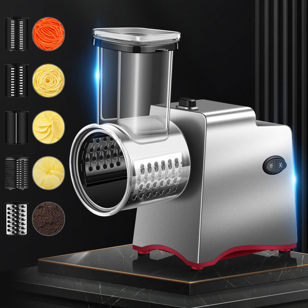 Electric vegetable cutter Multifunctional vegetable cutter Vegetable cutter Artifact Stainless steel planer Lamb slicer Shredder