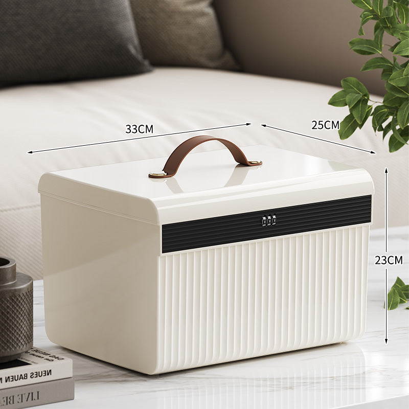 Password Storage Box Valuables Storage Box Privacy Documents Documents Documents Organizing Box Locked Medicine Box Jewelry Safe Deposit Box