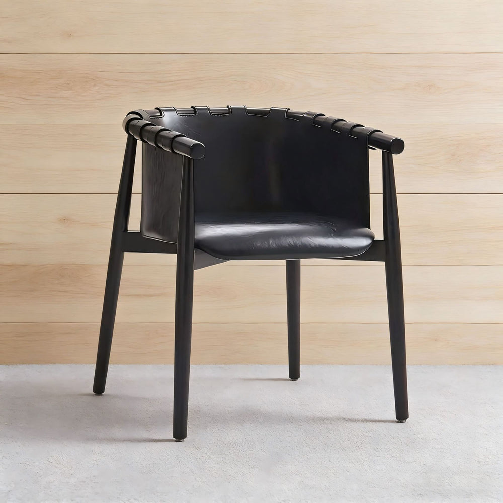 Scandinavian solid wood dining chair for home restaurant backrest chair chair modern casualaccessible luxury hotel chair saddle chair