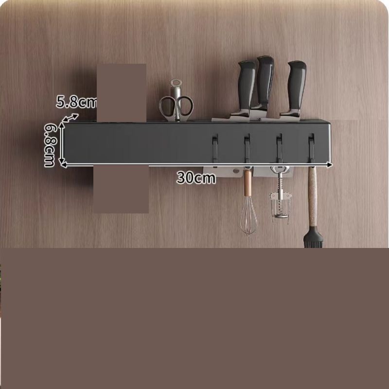 No punching durable knife holder kitchen rack kitchen supplies multi-functional wall-mounted chopsticks cartridge vegetable knife storage