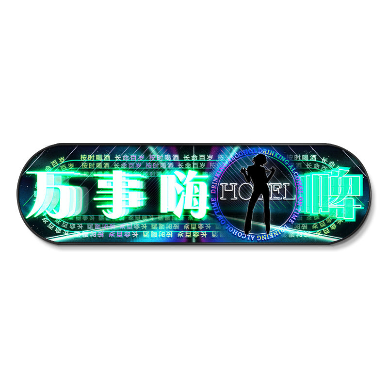 KTV room background wall lighting painting bar private room hanging painting leisure club theme decoration tavern mural