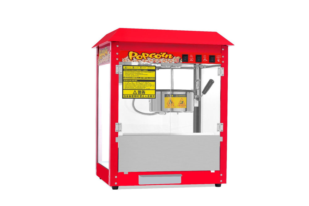 Commercial popcorn machine - fully automatic electric mini popcorn maker - butterfly & sphere popcorn machine for street vendors