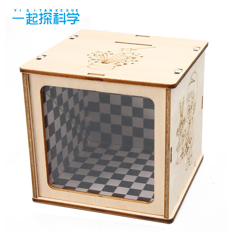 Magic box piggy bank handmade DIY technology small production primary and secondary school students stem education experiment educational toys