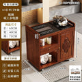 Movable tea table tea table small for home tea making and water boiling all-in-one kung fu tea set tea cabinet tea cart coffee table