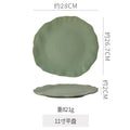 11inch plate-matte light green