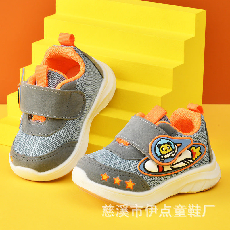 Baby toddler shoes for boys, spring and autumn, ages 0-1 to 3 years, functional shoes, infant shoes, soft sole baby shoes for girls
