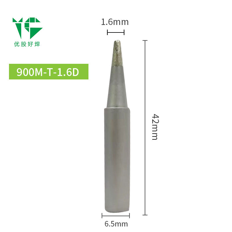 936 matte soldering iron head lead-free soldering table soldering iron nozzle frosted chrome iron head 60w internal heating 900M Luo iron head customization