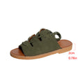summer new round toe ankle strap sandals - comfortable outdoor beach shoes, plus size platform sandals for women (export quality)