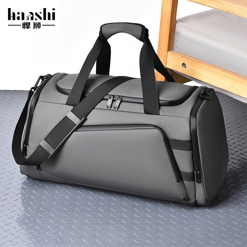 Cross-border men's travel bag casual fashion women's messenger bag large capacity fitness bag high sense lightweight handbag tide