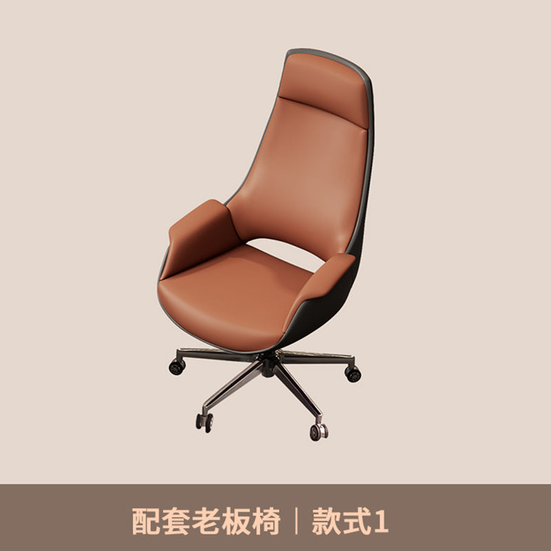 Saint li office furniture fashion boss desk executive desk metal paint baking paint supervisor manager office desk and chair combination