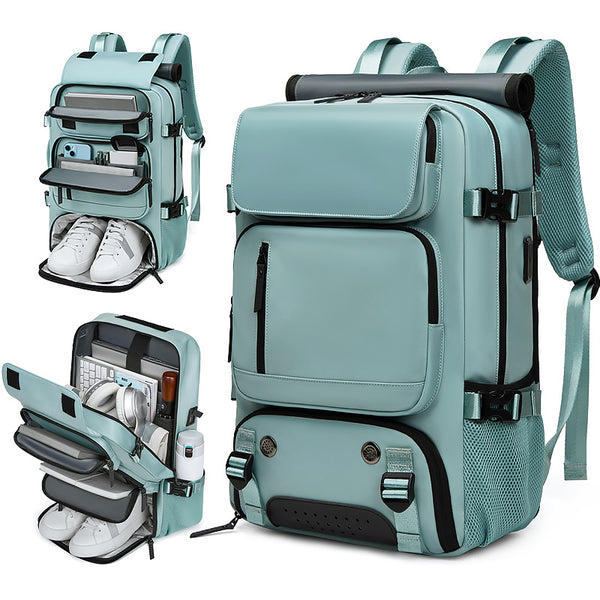Travel Backpack Women's Large Capacity Ultra Lightweight Multifunctional Luggage Bag Hand Crossbody Travel Men's Backpack