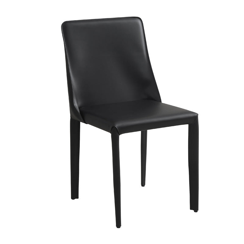 Italian style saddle leather dining chair - direct from the manufacturer, trending online, sample room, hotel & restaurant custom dining chairs