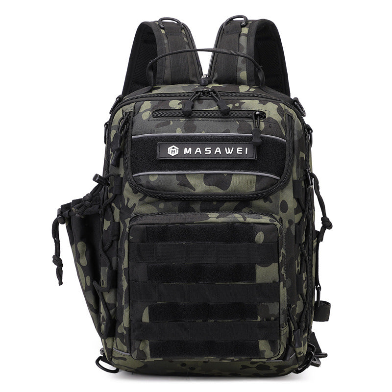 New Outdoor Army Camouflage Mountaineering Backpack Commuter, Multipurpose Tactical Assault Bag Men's and Women's Multifunctional Backpack