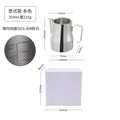 304 stainless steel milk frothing cup thickened tea pot fancy coffee latte art jar crane mouth italian milk frothing cup milk frothing cup