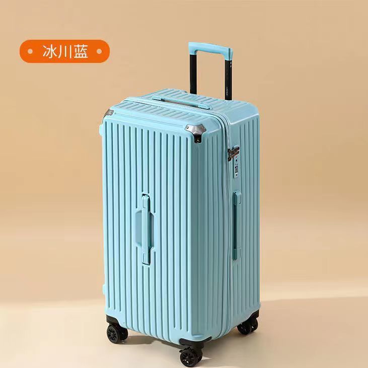 One piece of large-capacity suitcase, suitcase, high-value, large-capacity aluminum alloy corner universal wheel PC case.