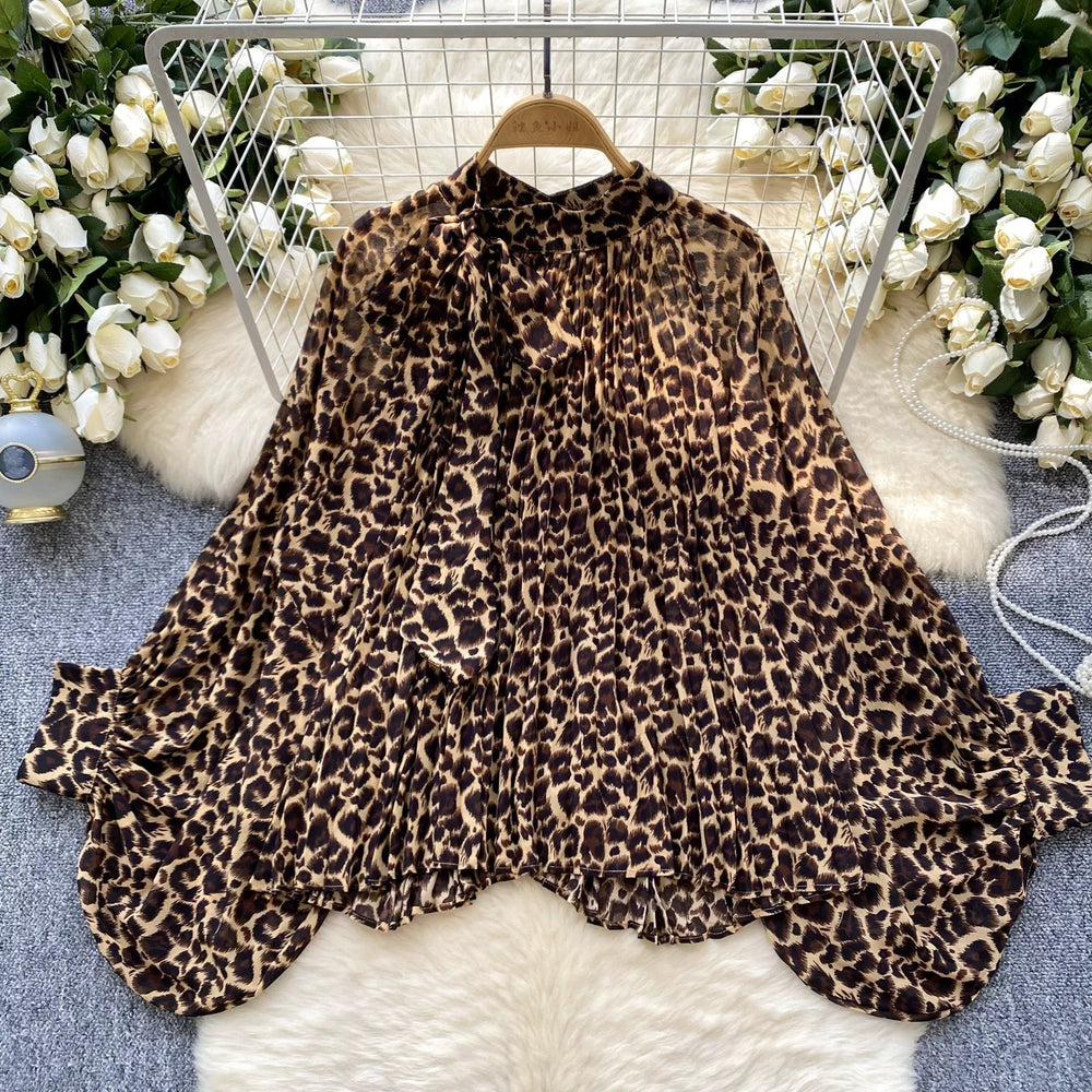 Export royal sister fashion style topsblousefashionbows strap lantern sleeves polka dot lantern sleeves shirt