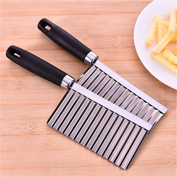 Wolf tooth potato wave knife cutting potato knife kitchen household vegetable cutter potato grid slicing tool