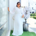 Amazon fashionelegance long skirt cross-border new beaded women's clothing plus size  african dress