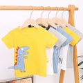 Children's summer short-sleeve t-shirt,  new arrival, half-sleeve tee for toddlers and young children, summer style, kids' cropped top, breathable trendy tee