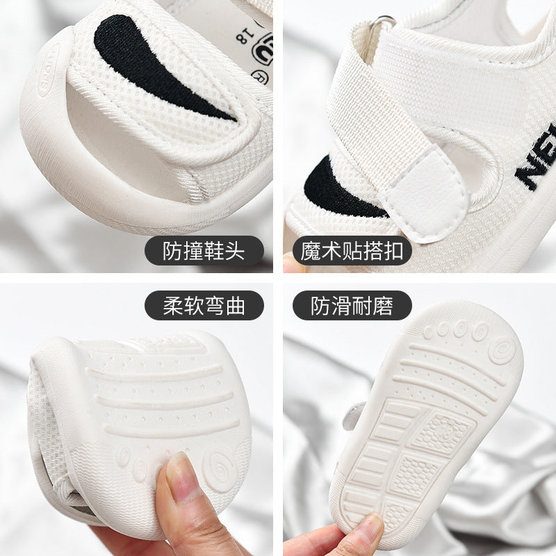 Baby sandals boys summer toddler shoes 0-1-3 years old infant anti-slip soft sole mesh shoes for babies and toddlers, girls' shoes