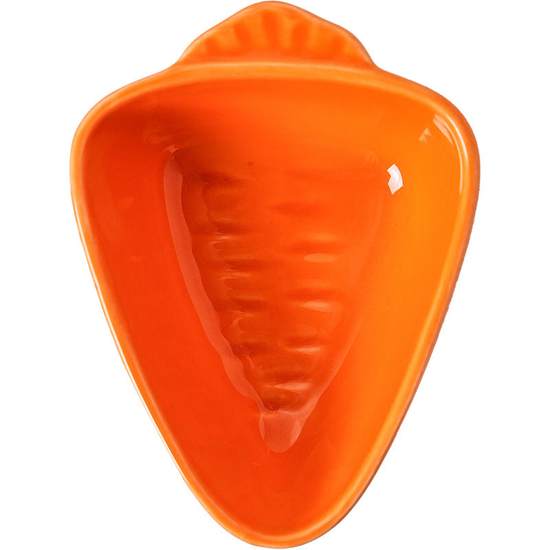 Creative ceramic dishes - novel vegetable-shaped small plates - household vinegar dishes, hot pot dipping dishes, restaurant seasoning dishes