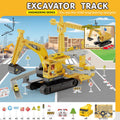 hot-selling children's toys, inertial excavator track with music, early education educational export toy car wholesale