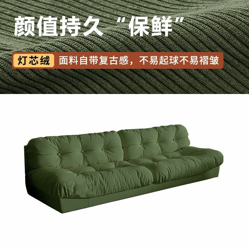 Cloud sofa new arrival modern casual cream style living room small apartment straight row fabric sofa apartment bedroom sofa