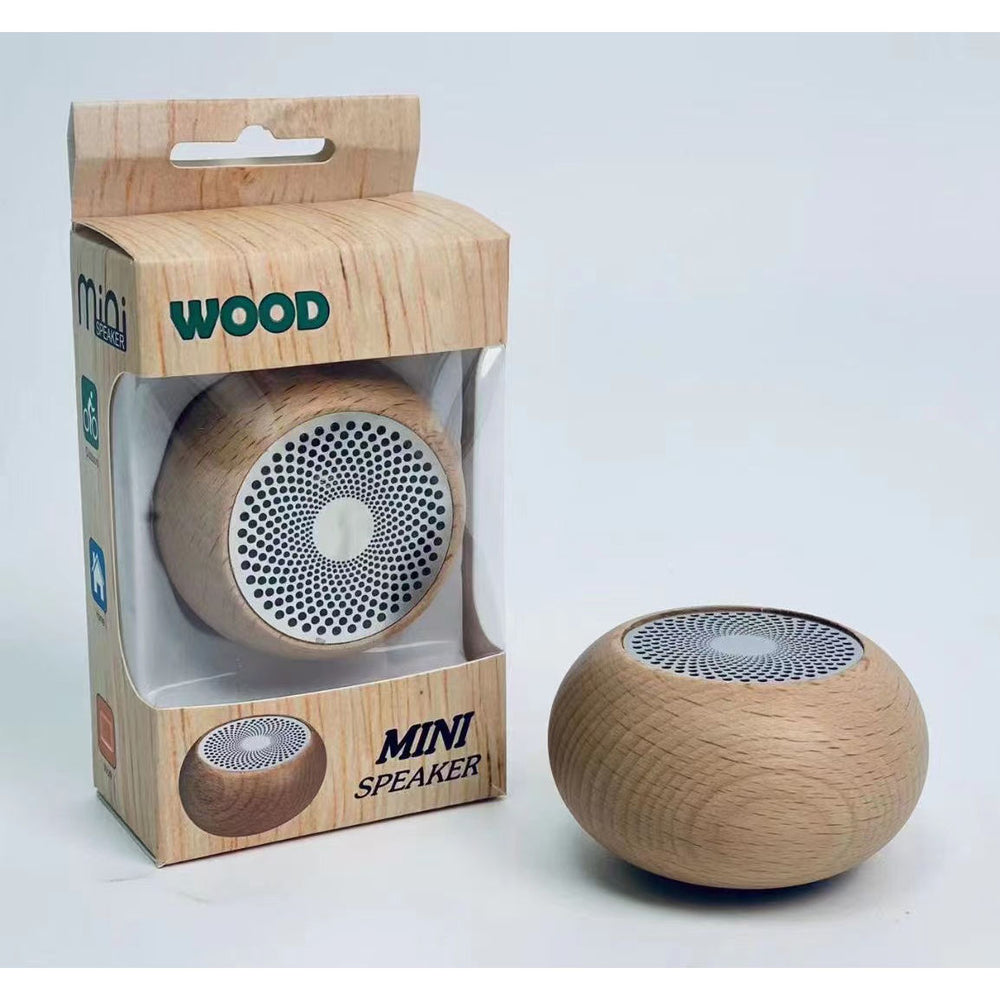 Retro bluetooth speaker - portable, creative gift, mini wireless subwoofer, solid wood small speaker set