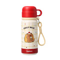 Cute pet kids thermos cup 316 stainless steel high-looking bowl lid three-drink large-capacity straw water cup wholesale