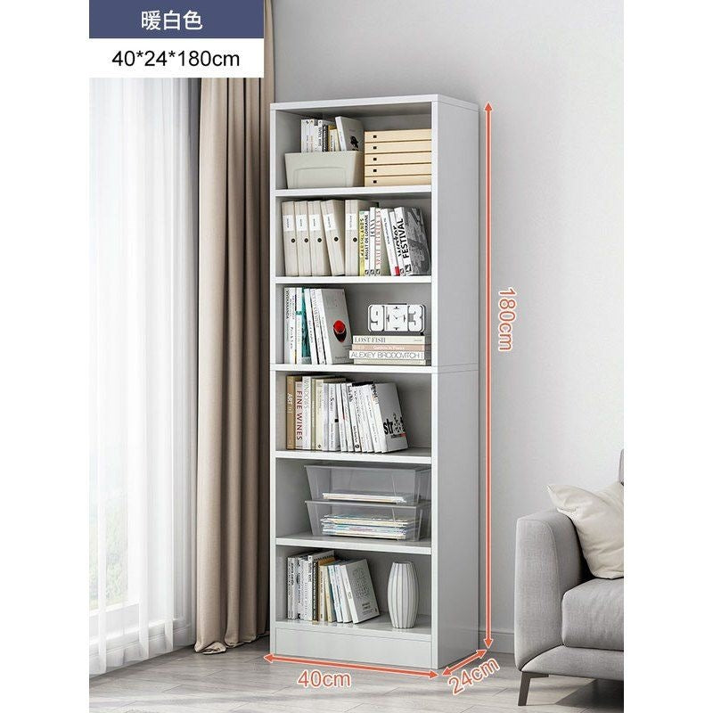 Bookshelf floor-standing storage rack living room for home wall-mounted storage cabinet storage cabinet office filing cabinet simple bookcase