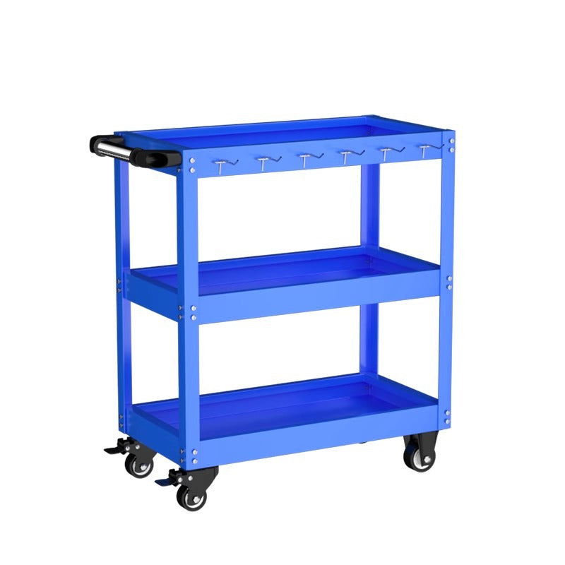 Baolian tool cart trolley multi-function hand push box auto repair three-layer maintenance storage storage shelf layer movable cabinet