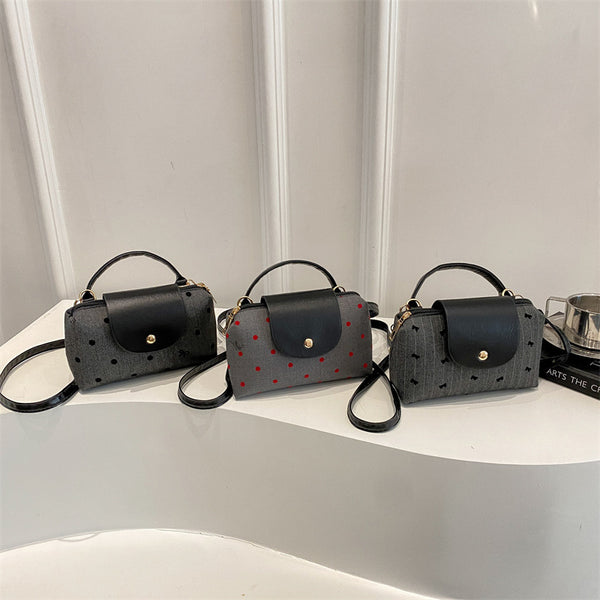 Popular wholesale dumpling bag 2025 summer new fashion handbag trend sequins shoulder women's bag oblique span bag
