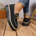 spring/autumn new arrival: plus size chunky sole loafers for women, sizes 36-43. wholesale available. perfect for  and  dropshipping