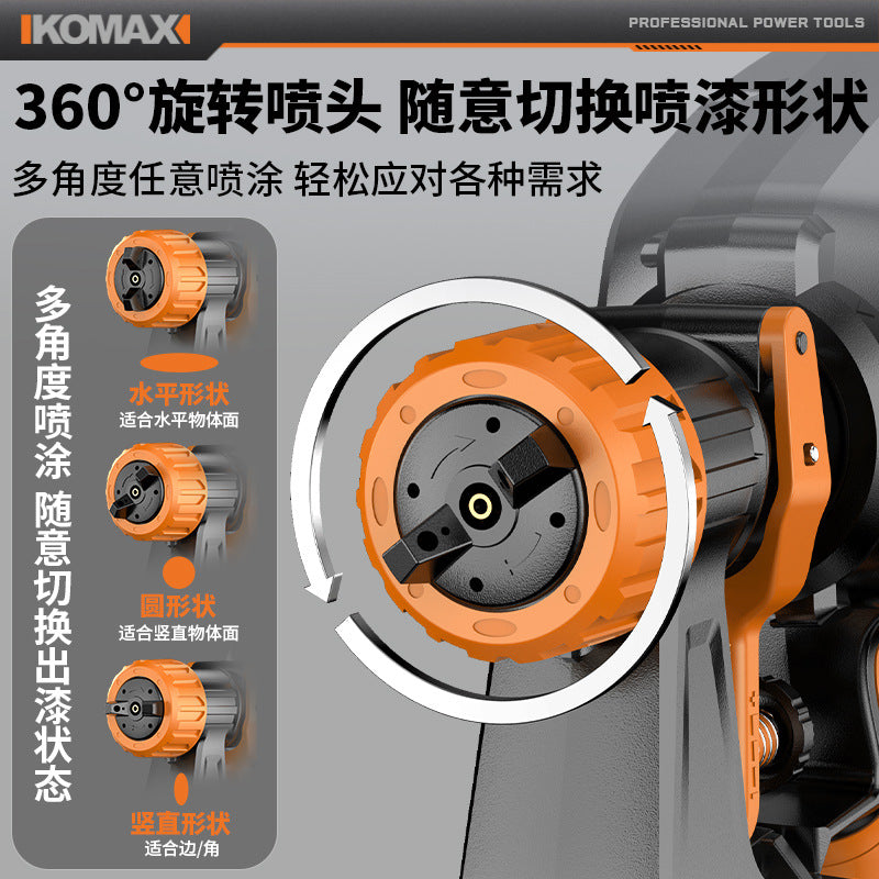 New arrival electric paint spray gun for home small lithium electric paint spray portable high atomization spray bottle latex paint handy gadget spray machine