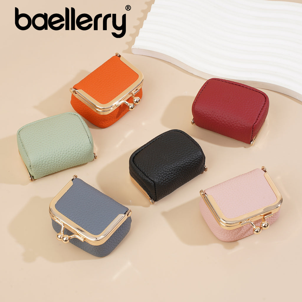 2025 new women's change bag baellerry  leather mini jewelry box multi-functional coin bag