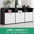 Low cabinet 1.2m high combination-3 pieces (warm white)