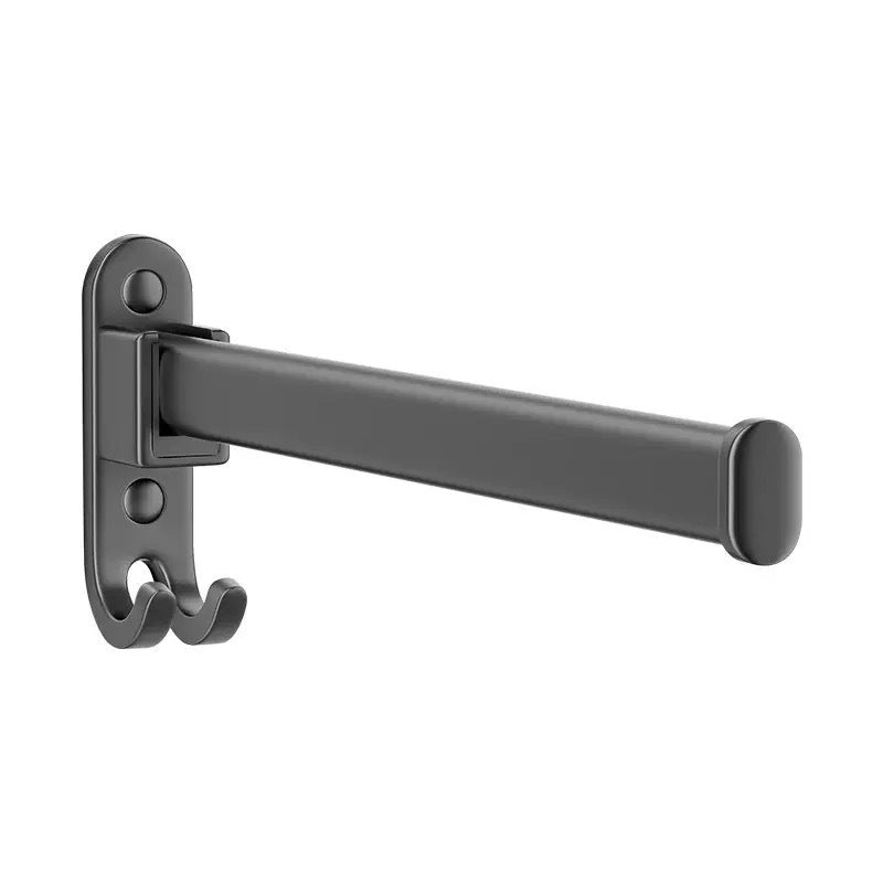 Clothes hanger storage handy gadget punch-free balcony wall-mounted for home clothes drying rack foldable storage rack multi-functional storage rack