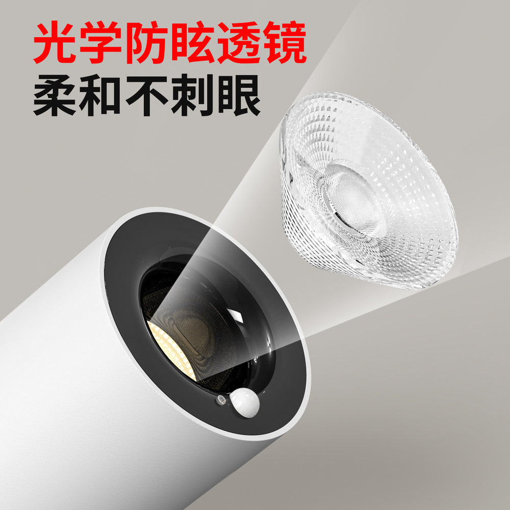 Surface-mounted human body sensor light for home corridor aisle light entrance entrance light corridor downlight infrared ceiling spotlight