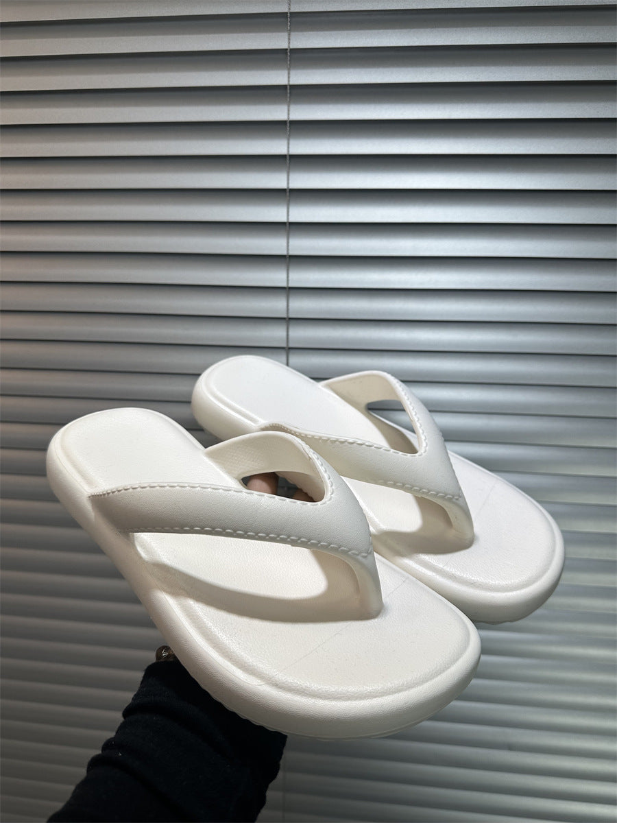Eva flip-flops women's summer 2026 new french style flat bottom outdoor summer sandals beach wear fashion