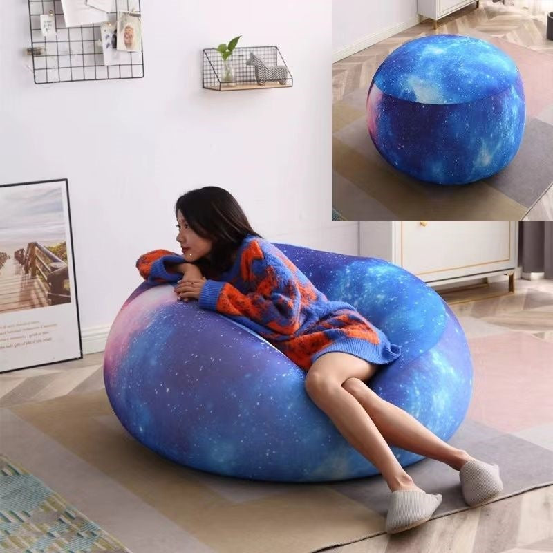 Lazy sofa can lie down and sleep bean bag tatami popularkids cartoon balcony single recliner capsules filling