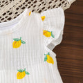 new european and american style spring/autumn girls' white sleeveless top + shorts set for babies