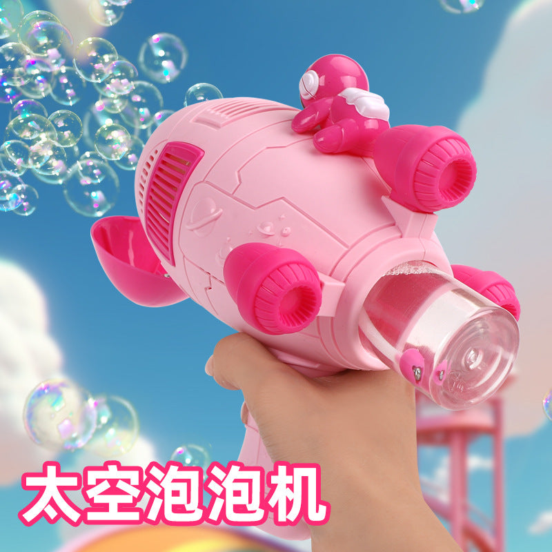 Fully automatic bubble machine - kids' handheld, viral hit, electric, fully automatic 2025 new bubble gun, girl's toy