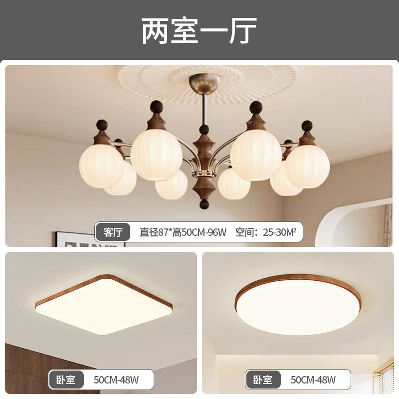 French medieval style living room chandelier main light retro 2025 new new Chinese cloud lighting high-end lighting