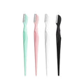 Shurmei mini eyebrow razor - women's safety razor with protective cover, anti-scratch straight handle, beauty tool