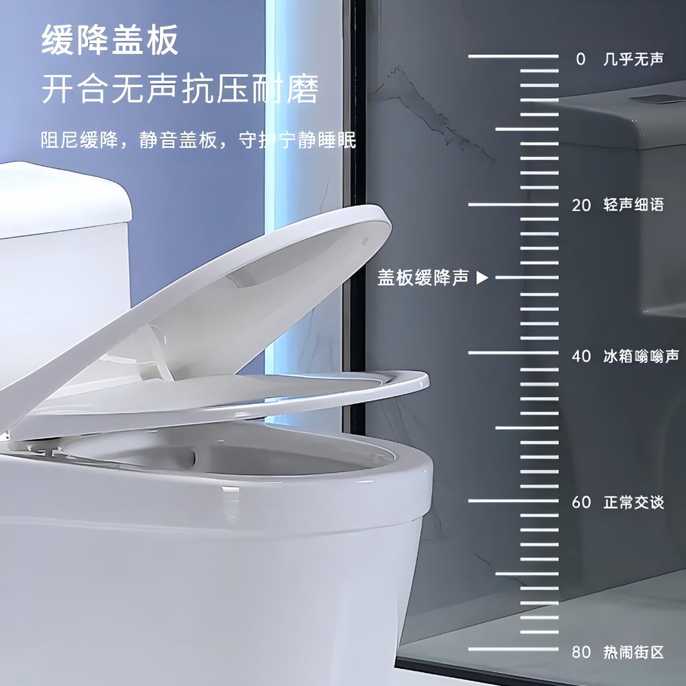 Bathroom for home toilet straight flush large diameter ceramic deodorizing filter anti-blocking wall drain straight flush large impact water saving toilet