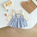 Girls' cartoon dress - new autumn  collection - spring/autumn princess style - baby overalls - stylish & trendy for kids