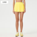 Polo collar sports bra women's quick-dry breathable fitness tennis pleated skirt professional training yoga outfit set