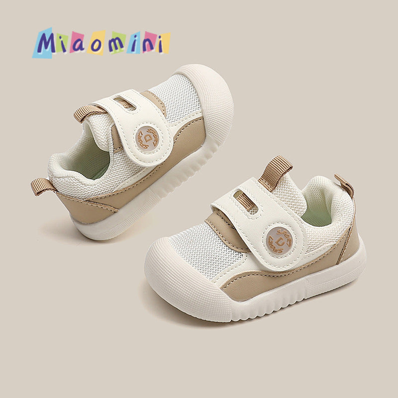 Baby first walker shoes - new spring/autumn  collection: high-quality mesh, soft sole infant shoes, toddler sneakers